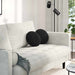 Perne de Șezut 2 pcs Negru Ø 40 x 13 cm Catifea - WALTI WALTI
