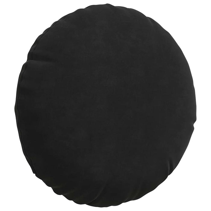 Perne de Șezut 2 pcs Negru Ø 40 x 13 cm Catifea - WALTI WALTI