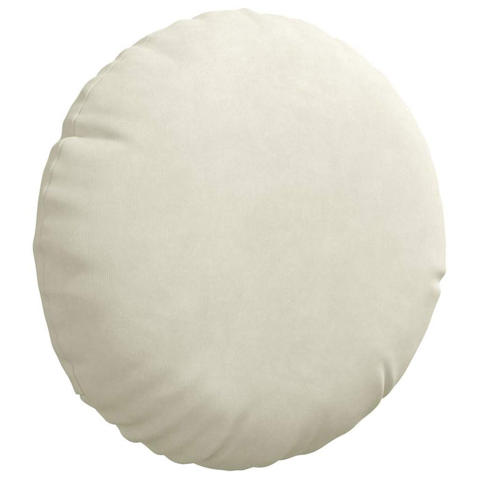 Perne de Șezut 2 pcs Crem Ø 40 x 13 cm Catifea - WALTI WALTI
