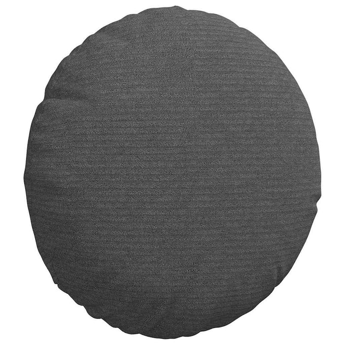 Perne de Șezut 2 pcs Gri închis Ø 30 cm Țesătură din corduroy - WALTI WALTI