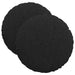Perne de Șezut 2 pcs Negru Ø40 x 13 cm țesătură - WALTI WALTI