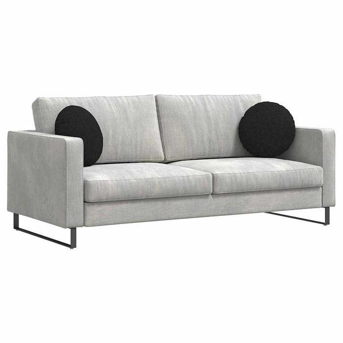 Perne de Șezut 2 pcs Negru Ø40 x 13 cm țesătură - WALTI WALTI