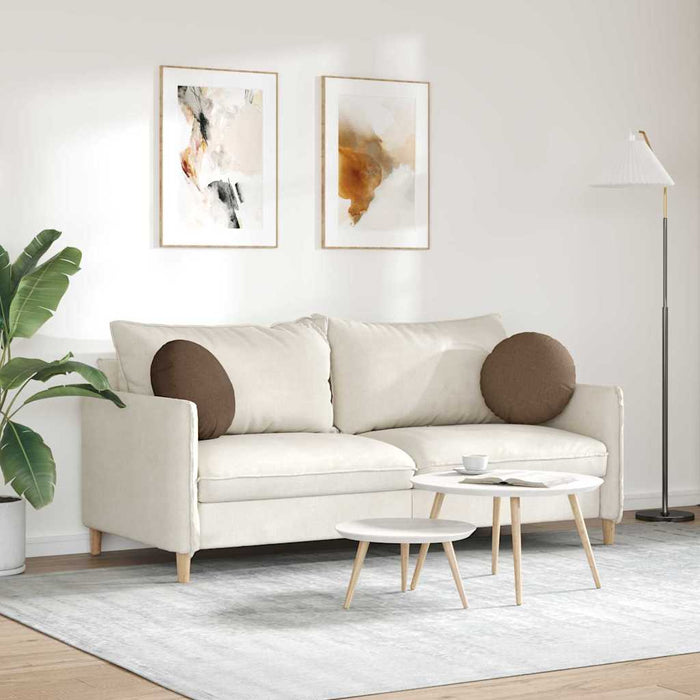 Perne de Șezut 2 pcs Maro Ø40 x 13 cm țesătură - WALTI WALTI