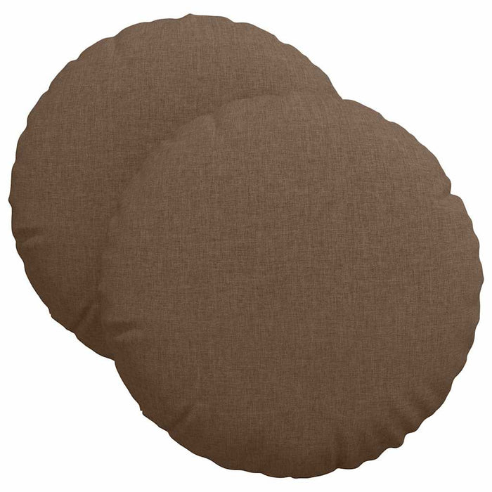 Perne de Șezut 2 pcs Maro Ø40 x 13 cm țesătură - WALTI WALTI