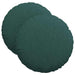 Perne de Șezut 2 pcs Verde închis Ø40 x 13 cm țesătură - WALTI WALTI