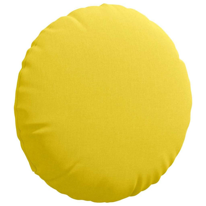 Perne de Șezut 2 pcs Galben Deschis Ø40 x 13 cm țesătură - WALTI WALTI
