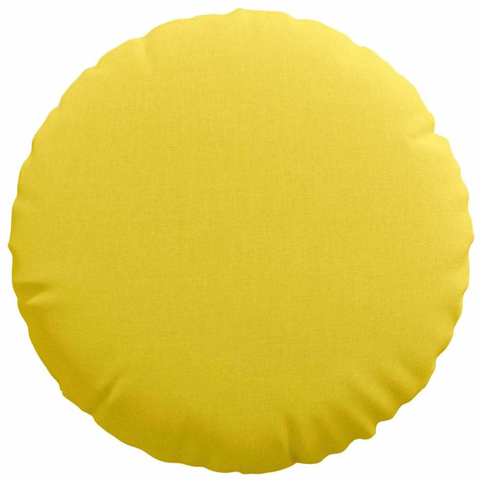 Perne de Șezut 2 pcs Galben Deschis Ø40 x 13 cm țesătură - WALTI WALTI