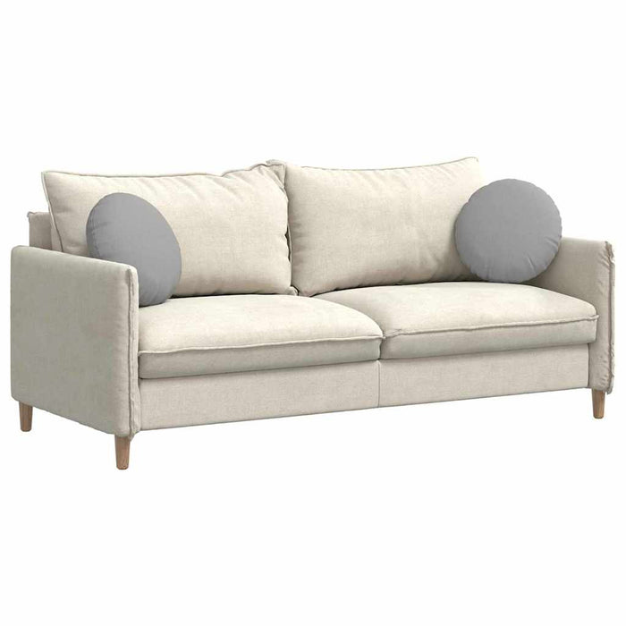 Perne de Șezut 2 pcs Gri nori Ø40 x 13 cm țesătură - WALTI WALTI