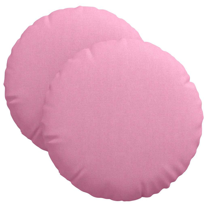 Perne de Șezut 2 pcs Roz Ø40 x 13 cm țesătură - WALTI WALTI