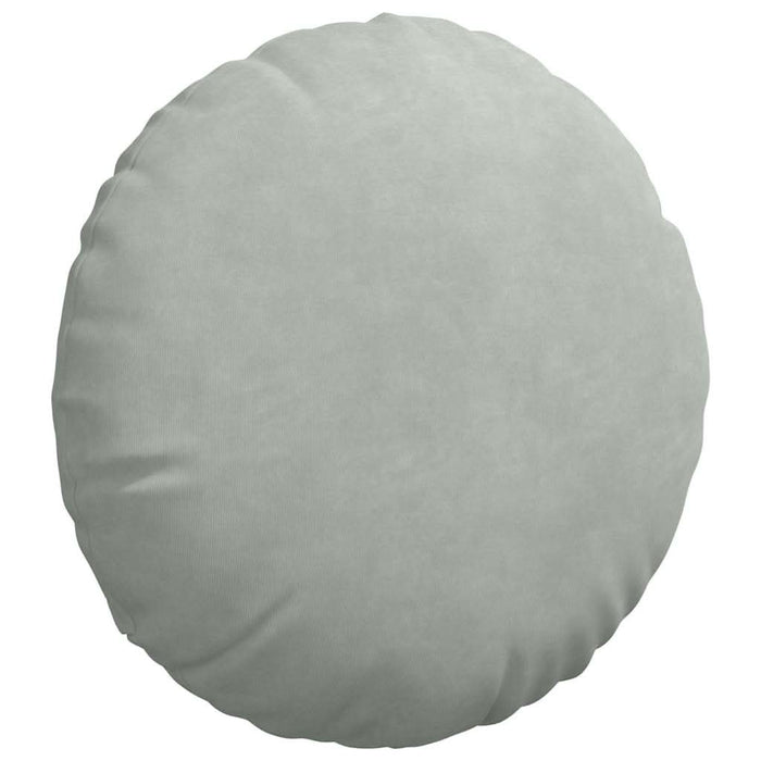 Perne de Șezut 2 pcs Gri deschis Ø 40 x 13 cm Catifea - WALTI WALTI