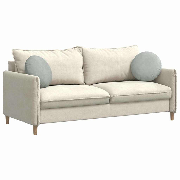 Perne de Șezut 2 pcs Gri deschis Ø 40 x 13 cm Catifea - WALTI WALTI