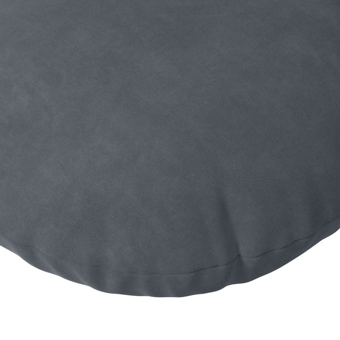 Perne de Șezut 2 pcs Gri închis Ø 40 x 13 cm Catifea - WALTI WALTI