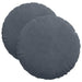 Perne de Șezut 2 pcs Gri închis Ø 40 x 13 cm Catifea - WALTI WALTI