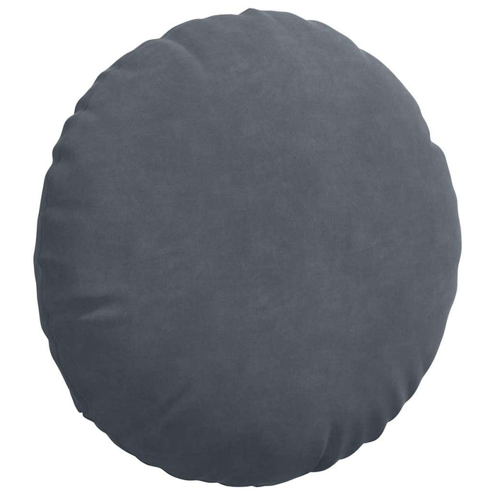 Perne de Șezut 2 pcs Gri închis Ø 40 x 13 cm Catifea - WALTI WALTI
