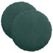 Perne de Șezut 2 pcs Verde închis Ø 40 x 13 cm Catifea - WALTI WALTI