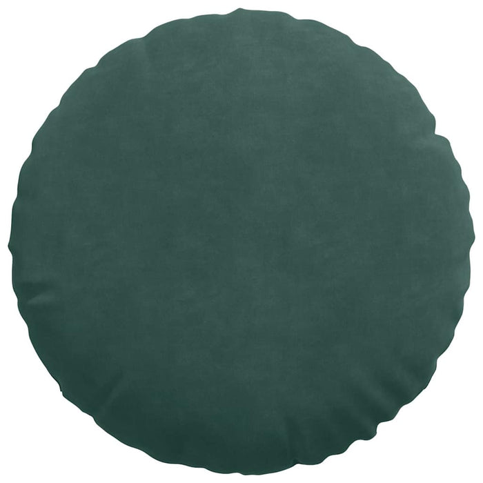 Perne de Șezut 2 pcs Verde închis Ø 40 x 13 cm Catifea - WALTI WALTI