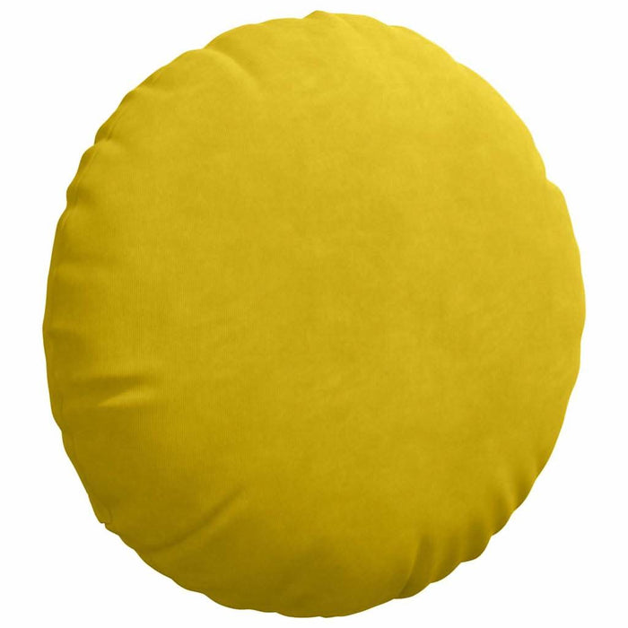 Perne de Șezut 2 pcs Galben Ø 40 x 13 cm Catifea - WALTI WALTI