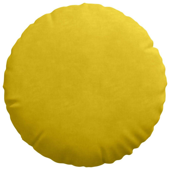 Perne de Șezut 2 pcs Galben Ø 40 x 13 cm Catifea - WALTI WALTI