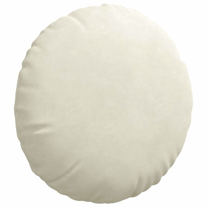 Perne de Șezut 2 pcs Crem Ø 40 x 13 cm Catifea - WALTI WALTI