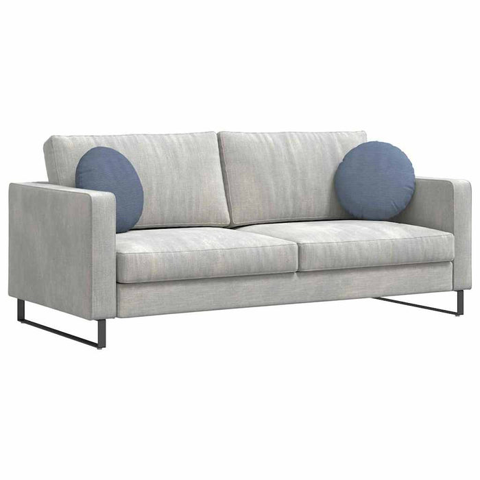 Perne de Șezut 2 pcs albastru Ø 40 cm Țesătură din corduroy - WALTI WALTI