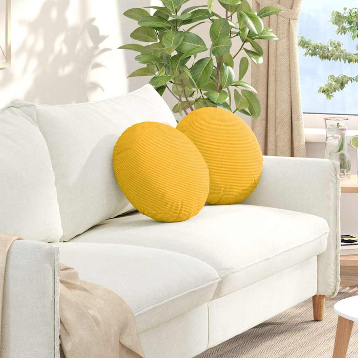 Perne de Șezut 2 pcs Galben Deschis Ø 40 cm - WALTI WALTI