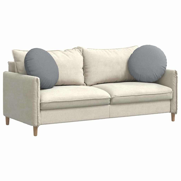 Perne de Șezut 2 pcs Gri deschis Ø50 x 19 cm țesătură - WALTI WALTI