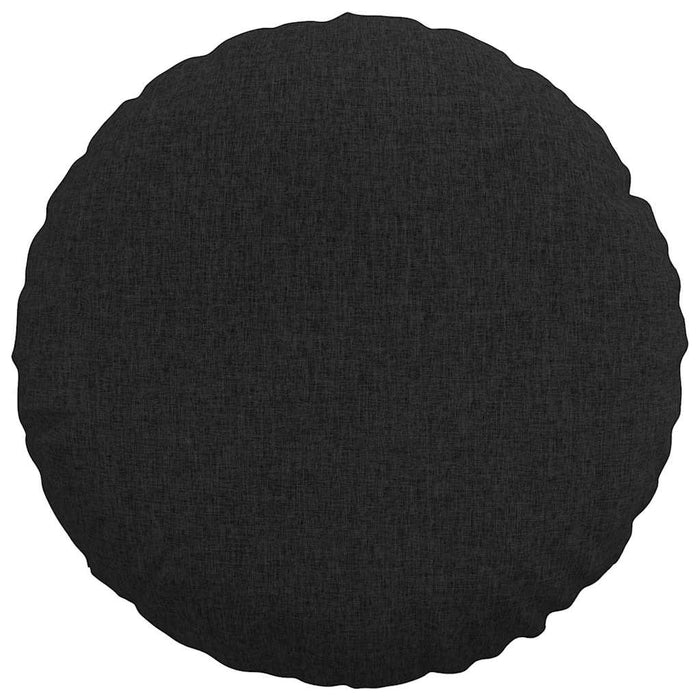 Perne de Șezut 2 pcs Negru Ø50 x 19 cm țesătură - WALTI WALTI