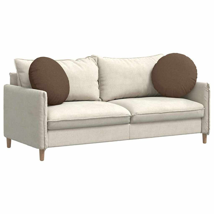 Perne de Șezut 2 pcs Maro Ø50 x 19 cm țesătură - WALTI WALTI