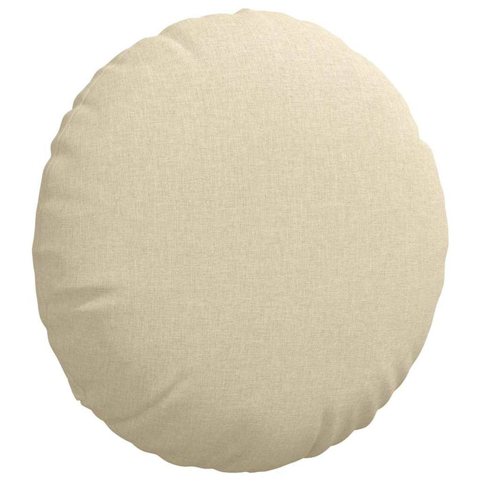Perne de Șezut 2 pcs Crem Ø50 x 19 cm țesătură - WALTI WALTI