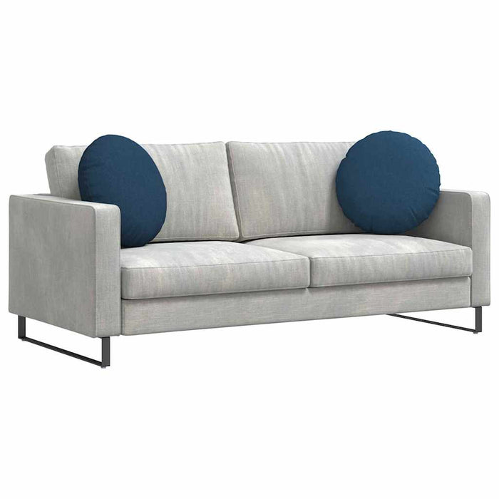 Perne de Șezut 2 pcs albastru Ø50 x 19 cm țesătură - WALTI WALTI