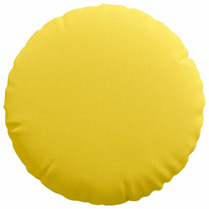 Perne de Șezut 2 pcs Galben Deschis Ø50 x 19 cm țesătură - WALTI WALTI