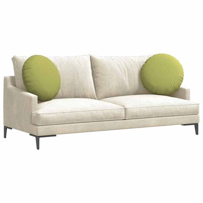 Perne de Șezut 2 pcs Verde deschis Ø50 x 19 cm țesătură - WALTI WALTI