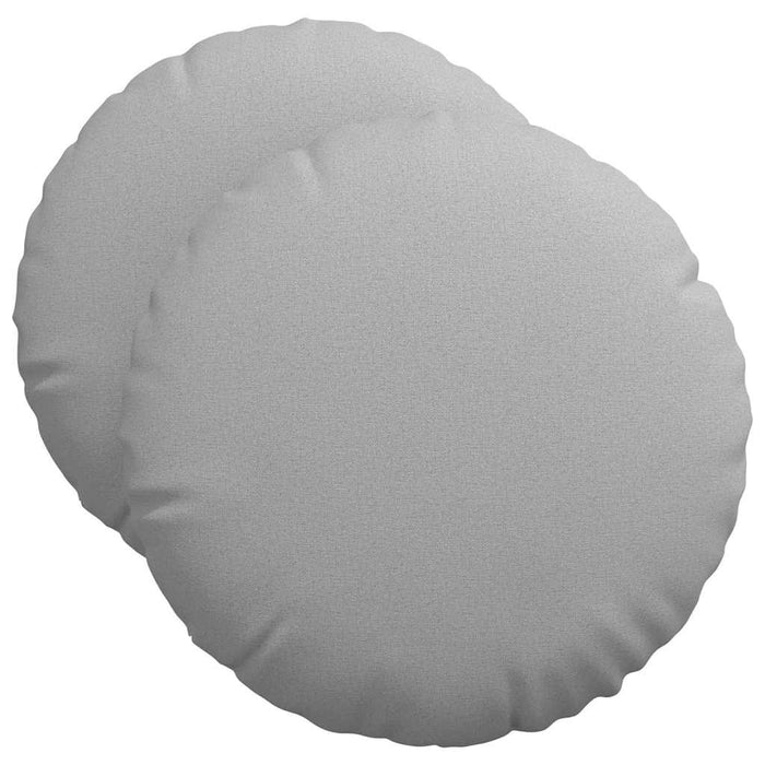 Perne de Șezut 2 pcs Gri nori Ø50 x 19 cm țesătură - WALTI WALTI