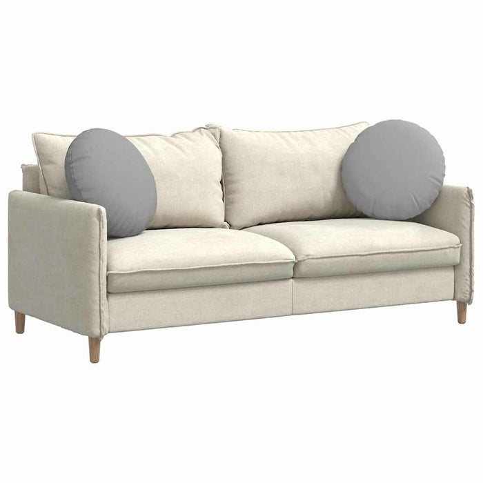 Perne de Șezut 2 pcs Gri nori Ø50 x 19 cm țesătură - WALTI WALTI