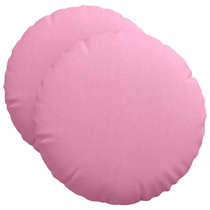Perne de Șezut 2 pcs Roz Ø50 x 19 cm țesătură - WALTI WALTI