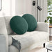 Perne de Șezut 2 pcs Verde închis Ø 40 x 13 cm Catifea - WALTI WALTI