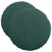 Perne de Șezut 2 pcs Verde închis Ø 40 x 13 cm Catifea - WALTI WALTI