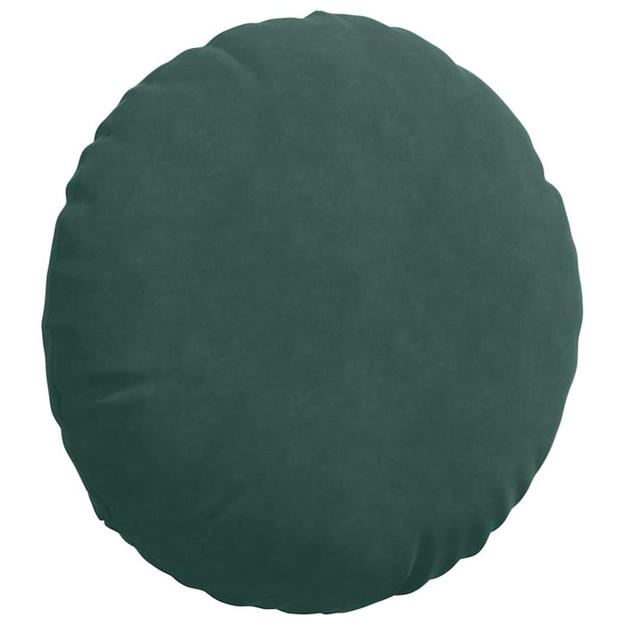 Perne de Șezut 2 pcs Verde închis Ø 40 x 13 cm Catifea - WALTI WALTI