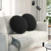 Perne de Șezut 2 pcs Negru Ø 40 x 13 cm Catifea - WALTI WALTI