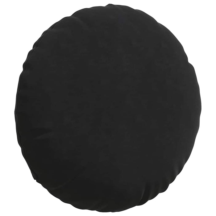 Perne de Șezut 2 pcs Negru Ø 40 x 13 cm Catifea - WALTI WALTI