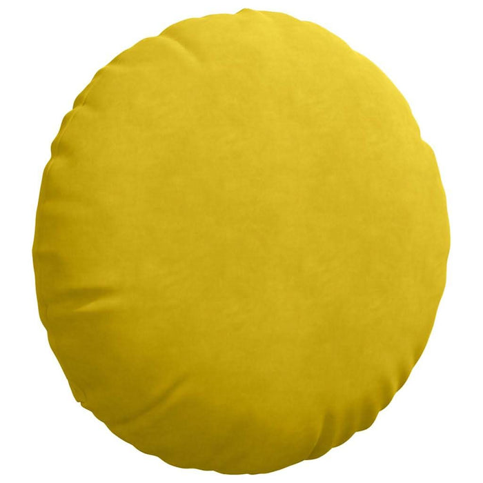 Perne de Șezut 2 pcs Galben Ø 40 x 13 cm Catifea - WALTI WALTI