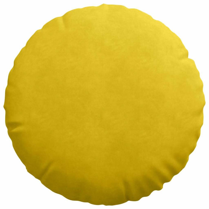 Perne de Șezut 2 pcs Galben Ø 40 x 13 cm Catifea - WALTI WALTI