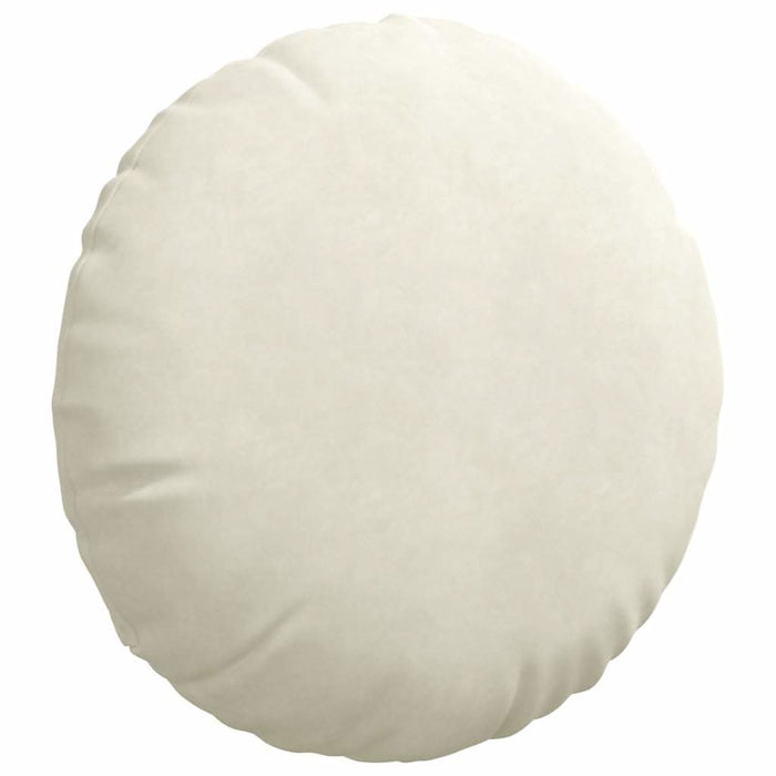 Perne de Șezut 2 pcs Crem Ø 40 x 13 cm Catifea - WALTI WALTI