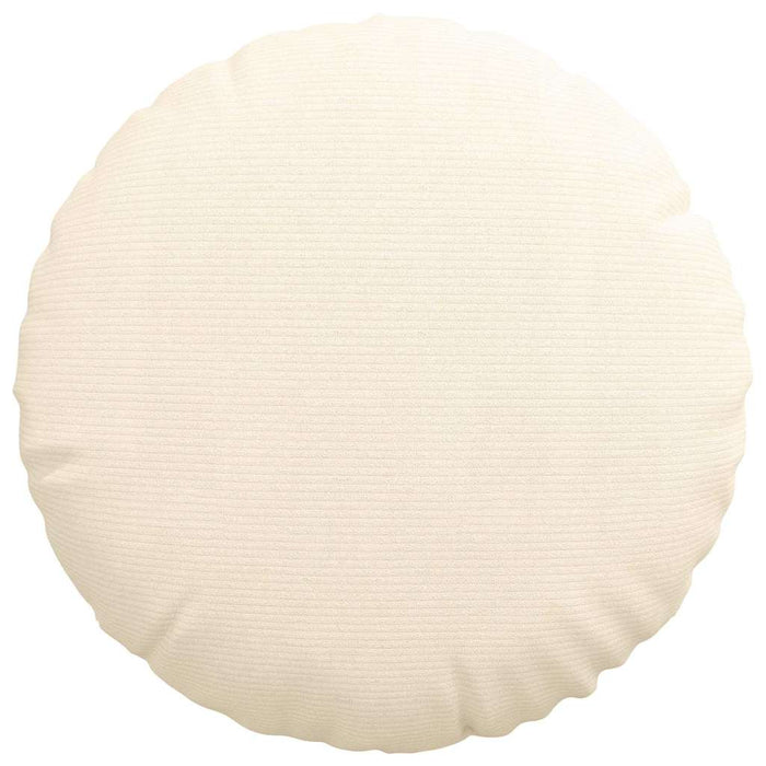 Perne de Șezut 2 pcs Crem Ø 50 cm Țesătură din corduroy - WALTI WALTI