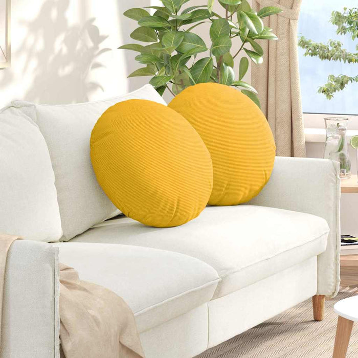 Perne de Șezut 2 pcs Galben Deschis Ø 50 cm - WALTI WALTI