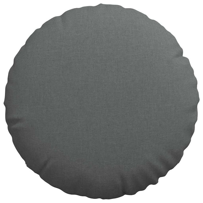 Perne de Șezut 2 pcs Gri închis Ø60 x 21 cm țesătură - WALTI WALTI
