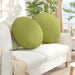 Perne de Șezut 2 pcs Verde deschis Ø60 x 21 cm țesătură - WALTI WALTI