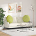 Perne de Șezut 2 pcs Verde deschis Ø60 x 21 cm țesătură - WALTI WALTI