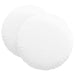 Perne de Șezut 2 pcs Alb Ø60 x 21 cm țesătură - WALTI WALTI