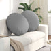 Perne de Șezut 2 pcs Gri nori Ø60 x 21 cm țesătură - WALTI WALTI